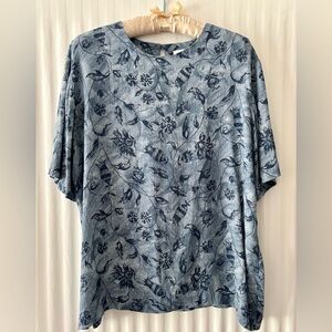 Vintage Floral Blouse